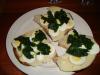 spinach egg sandwich